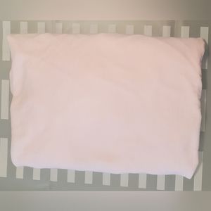 CARTER'S 100% COTTON Soft Jersey Fitted Pink Crib Sheet Very Good Condition